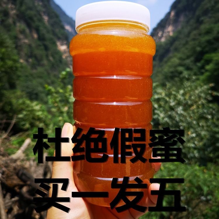 纯正天然百花蜜土蜂蜜洋槐枣花蜂巢真蜂蜜自产自销深山野生正品。 - 图0