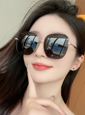 近视墨镜女2025新款高级感太阳眼镜偏光防紫外线带有度数大脸显瘦