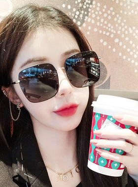偏光防紫外线潮女可定制度数墨镜