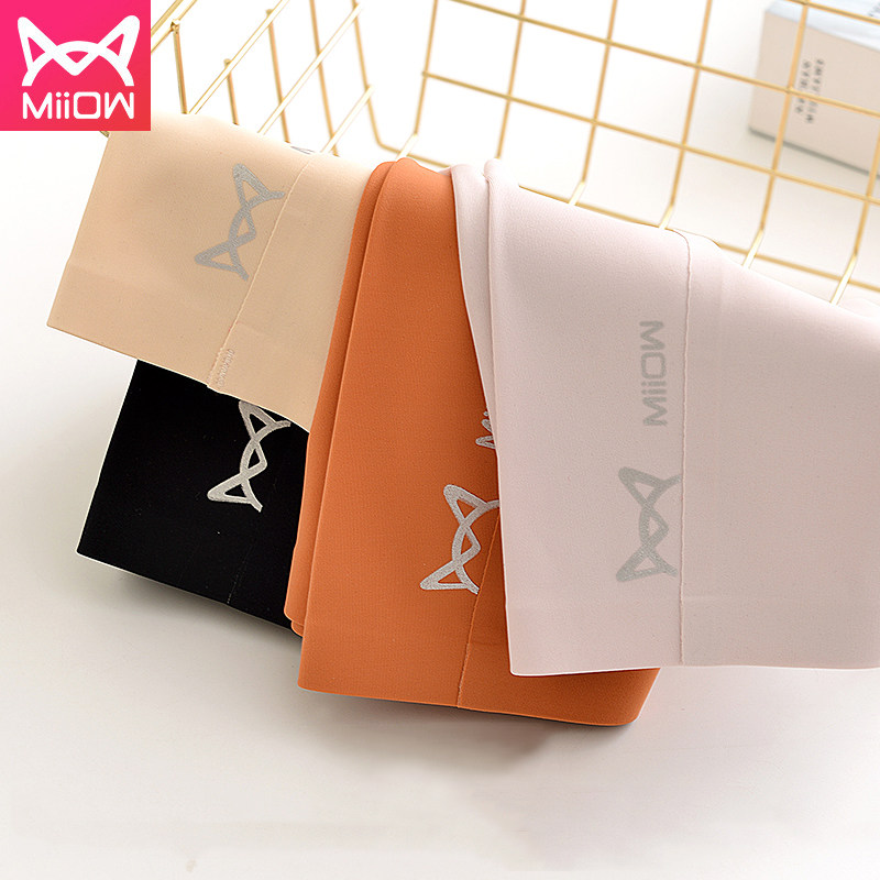 猫人内裤女士抗菌纯棉中腰三角裤 猫人乾刚内裤