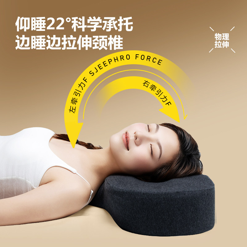 日本艾草加热敷颈椎枕牵引颈椎专用磁石牵引反弓护颈枕头助睡眠枕,淘宝优惠券,粉丝福利购,淘宝优惠卷