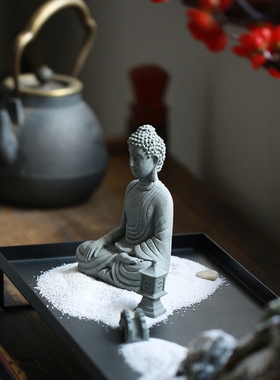 闲着无聊就静一静!小沉思佛?摆件