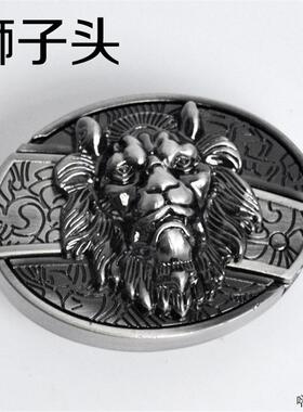 男士皮带扣头平滑扣外贸腰带扣头小刀百搭时尚休闲潮流扣头带刀