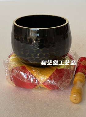 纯铜铜音碗冥想钵磬打击乐器颂钵法器寺院大殿大罄铜磬大小齐全