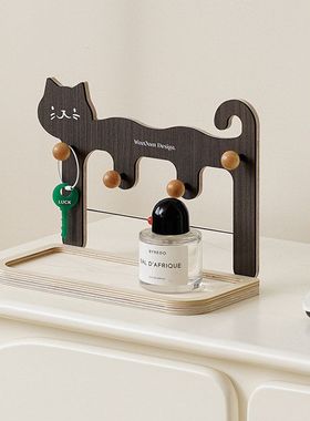 WOZOOM屋准钥匙收纳摆件入户玄关置物架客厅鞋柜装饰托盘置物架