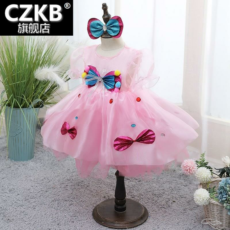 儿童纱裙蓬蓬裙六一幼儿园公主裙 czkb民族服装/舞台装