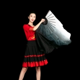 Настоящий фанат шелкового танца взрослые двойной рост китайского стиля квадратного градиента танца Янге Классический Инь и Ян Танц фанат