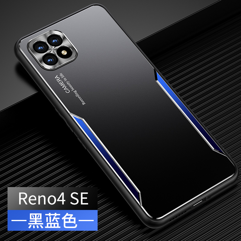 适用opporeno4se手机壳opopreno4se金属0pp0reon4se磨砂oppreno4se镜头全包poopreno4se男女oporeno4se防摔-图0