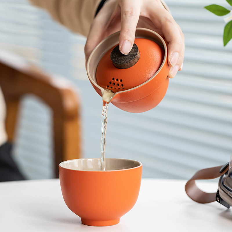 Jiangsu Travel Tea Set Quick Cup One Pot Three Cups