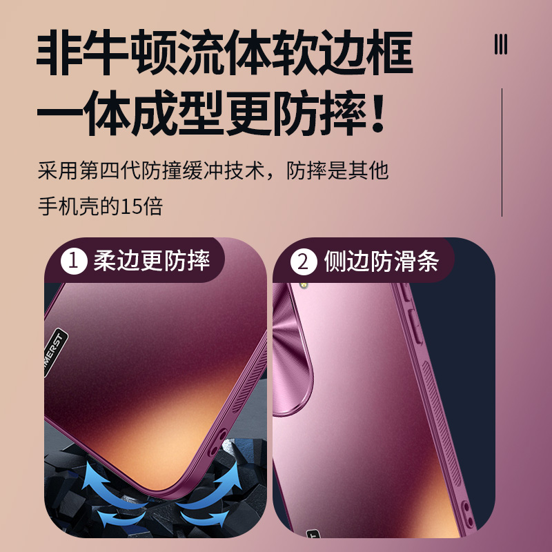 适用opporeno11手机壳新款炫金磨砂reno11pro高级感全包防摔超薄男女防摔情侣reno11pro+保护套网红潮牌 - 图3