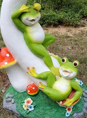 户外仿真玻璃钢蘑菇雕塑植物园林景观别墅庭院草坪幼儿园装饰摆件