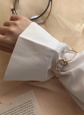 小众设计冷淡风金属手镯