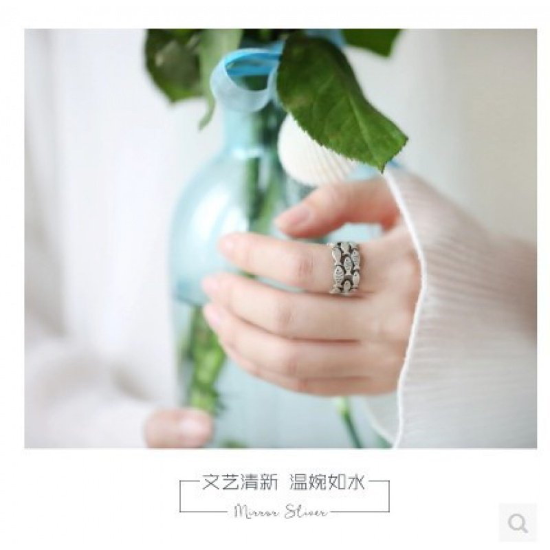 srrmhyn小鱼可爱游鱼手工戒指开口可调节指环生日礼物潮,淘宝优惠券,粉丝福利购,淘宝优惠卷