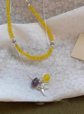 春和景明|巴胺串珠项链飞