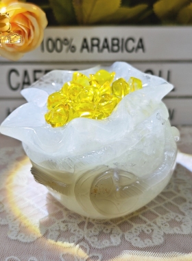 灵蟾晶舍｜袋满钱满｜天然玛瑙水晶钱袋子摆件招财聚财暴富装饰