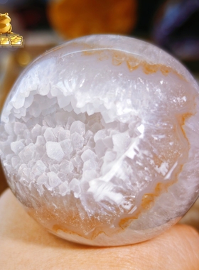 灵蟾晶舍｜财富滚雪球｜天然玛瑙大牙软糖水晶雪景开口笑招财聚财