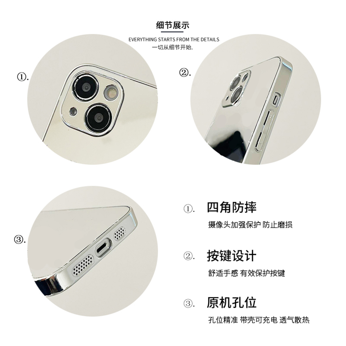 爱心豹纹适用华为nova14手机壳nova12ultra新款11活力版13nova10se镜面12pro防摔9男8女款7se情侣6至尊版5g套 - 图3