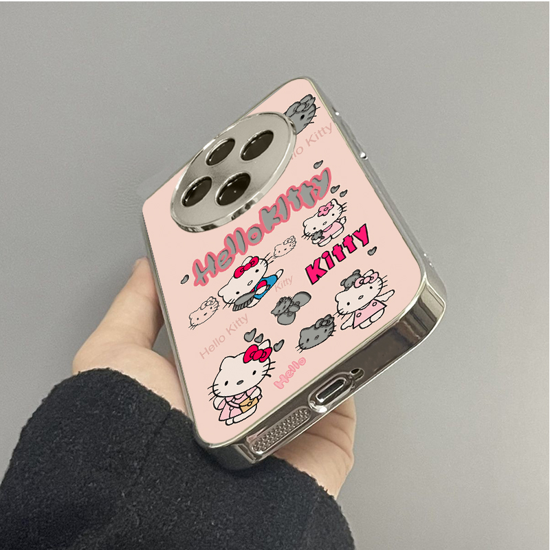 哈喽KT猫适用vivoy200i手机壳y300pro新款y78+镜面y100防摔vivoy53s77e男y76s女款vivoy73s70s情侣y52st1x - 图0