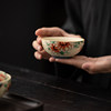 Caramel Glaze Flint Red Retro Blue and White Handheld Pot Travel Tea Set Outdoor Business Travel Portable Quick Cup