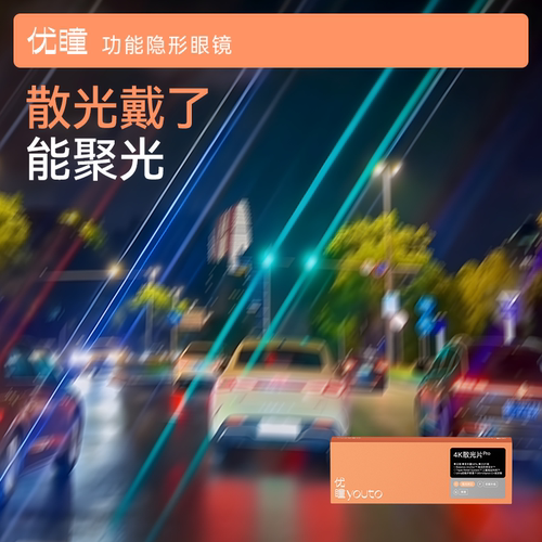 试用装】优瞳散光pro隐形眼镜日抛5片近视带度数透明矫正无需定制 - 图1