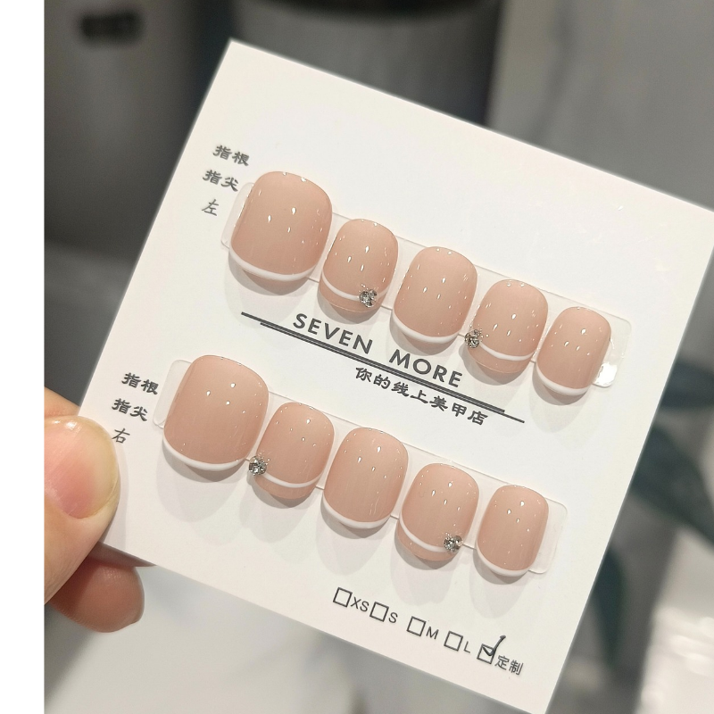 极简主义纯手工定制可替换穿戴甲上班打游戏上学一秒精致款扁平甲,淘宝优惠券,粉丝福利购,淘宝优惠卷