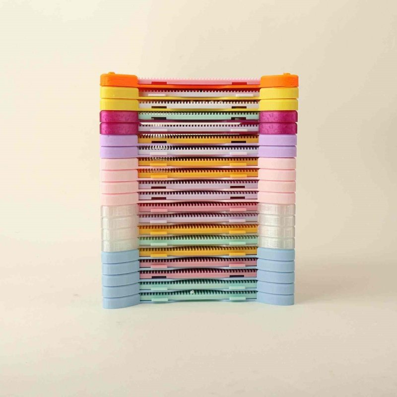 拼豆板收纳架 2.6mm 52 钉50 钉 彩色置物架 桌面整理 豆板收纳,淘宝优惠券,粉丝福利购,淘宝优惠卷