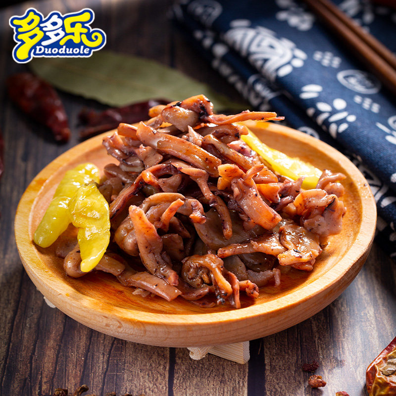 多多乐休闲海味熟食小包装鱿鱼丝 多多乐即食鱿鱼零食