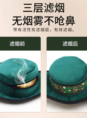 家用镂空无烟足底灸熏蒸艾灸盒