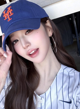 夸张银色大圈圈耳圈女小众高级感耳饰气质独特耳环新款素圈耳钉