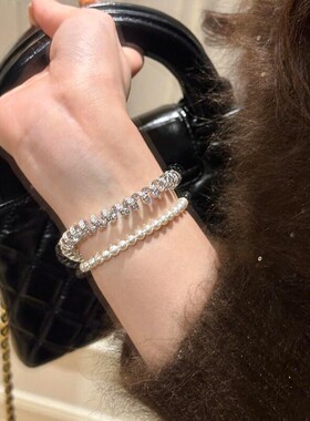电话线手链轻奢电话线缠绕手链时尚铭媛高级感女士优雅
