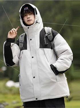 Couple  workwear men down jacket 2023 winter new sports whe