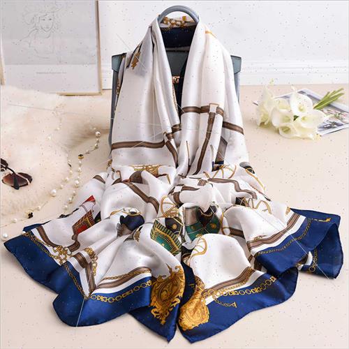 Spring Autumn new warm thickened scarf female seaside sunscr - 图0