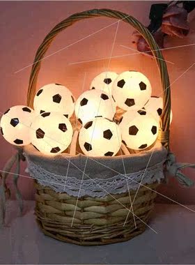 led soccer lights string world cup bar theme decoration colo