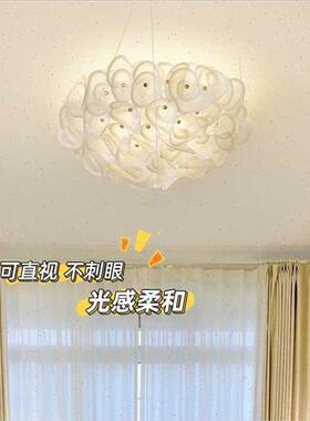 Full spectrum bedroom ceiling light cream wind French creati