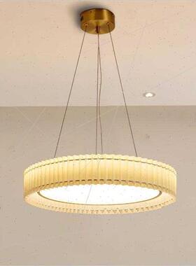 Modern light luxury art design ceiling lamp ins simple pleat