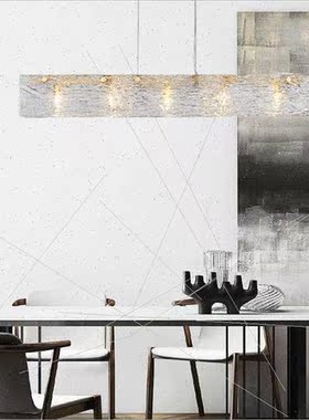 Crystal light luxury restaurant chandelier post-modern minim