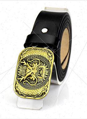 Belt men two layer cowhide young people nd fashion Chinese s