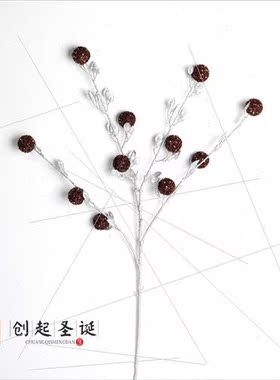 Christmas decoration fru Christmas wreath rattan accessories