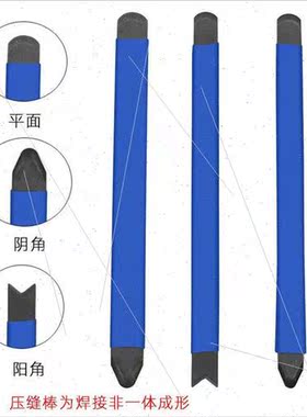 Tungsten steel seam sealing bar Seam sealing bar 适用corners