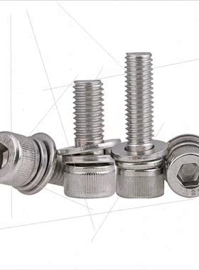 304 internal cylindrical head hexagon combination screws cup