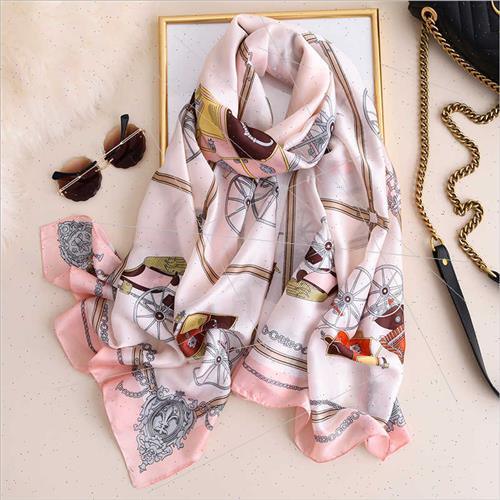 Spring Autumn new warm thickened scarf female seaside sunscr - 图1