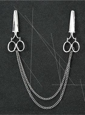 Men su Korean creative scissors modeling accessories small s