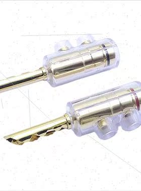New transparent crystal copper gold-plated solder-free banan