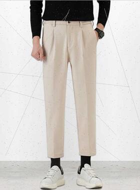 2023 fall winter new casual pants men Korean nd nine small s
