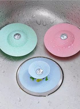 Washbasin sink leak plugs flying saucer press type floor dra