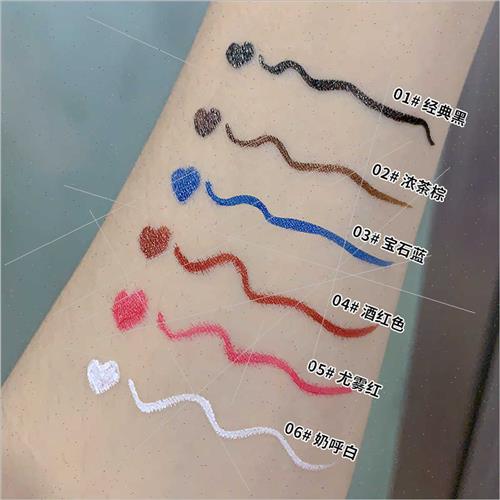 Color eyeliner sweat-proof fine tip novice not easy to take-图2