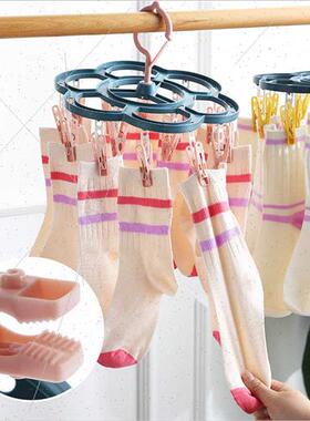 Household multifunctional hooks dormory sun socks hangers mu