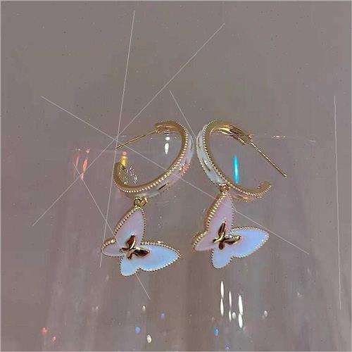 Autumn winter whe butterfly earrings 2023 new tide earrings - 图1