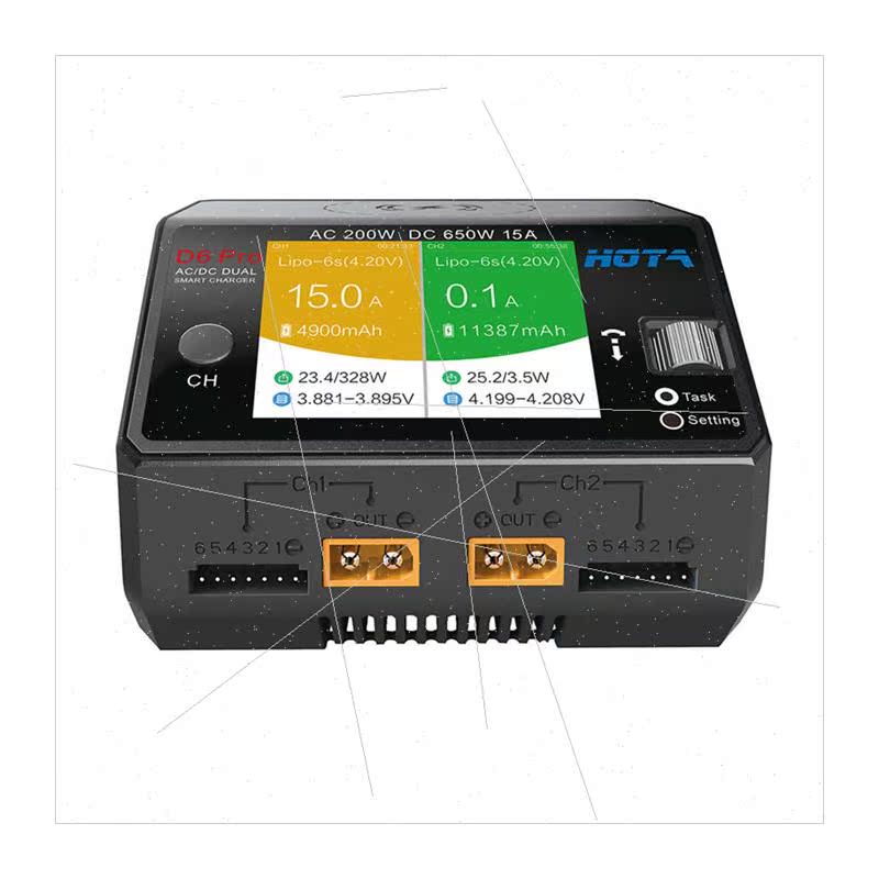 D6 Pro Smart Balance Charger 650W 15A Built-in Power Supply - 图3