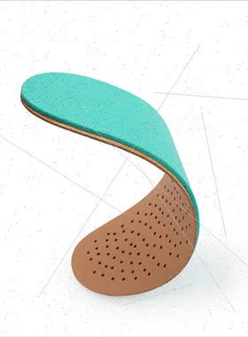 PolyU cowhide insoles men women sweat breathable thickened s